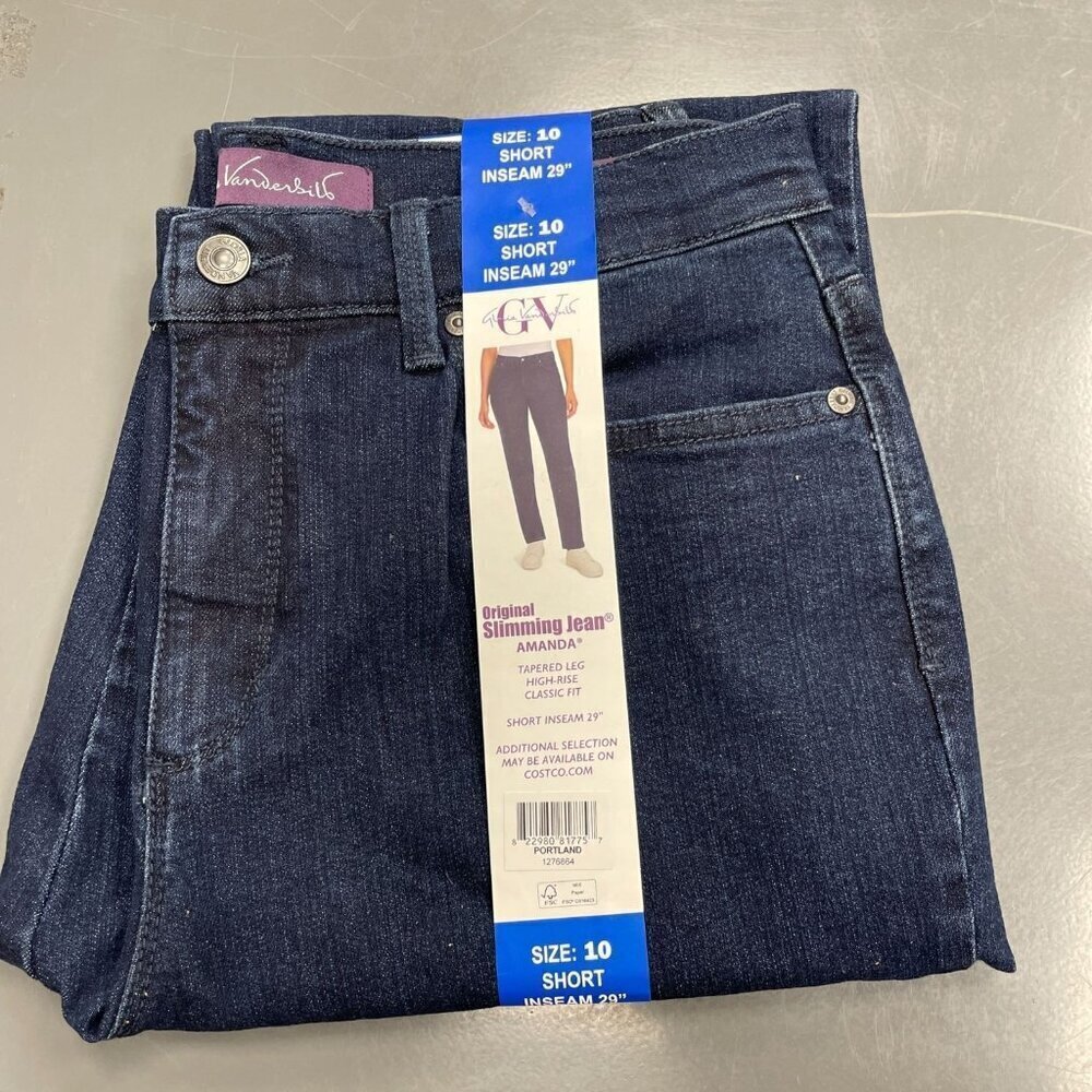 NEW Gloria Vanderbilt Amanda Women's Size 10S Original Slimming Jeans - Picture 4 of 13